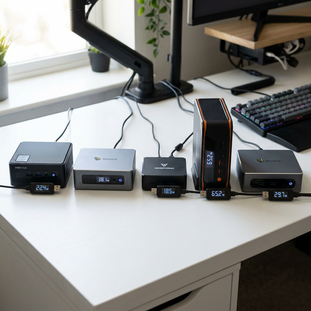Mini-PC Stromverbrauch Vergleich für Homelab & Server